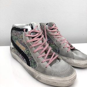 Brand new golden goose multicolored sequin